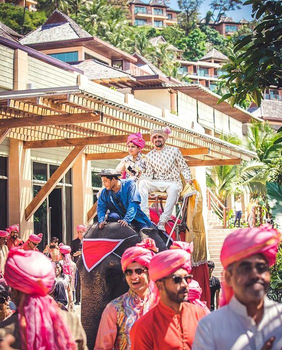 groom entry in jaipur wedding